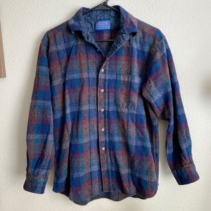 Pendleton | 100% Wool Button Down Flannel